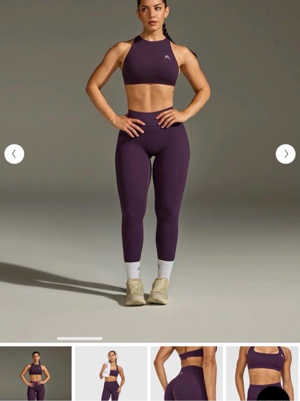 Oner Active UnifiedMove High Waisted Leggings in Blackberry Purple